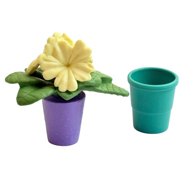 NEW American Girl Garden FLOWER & PLANT POT Green Planter 2pc Doll Accessory Set - Picture 1 of 8